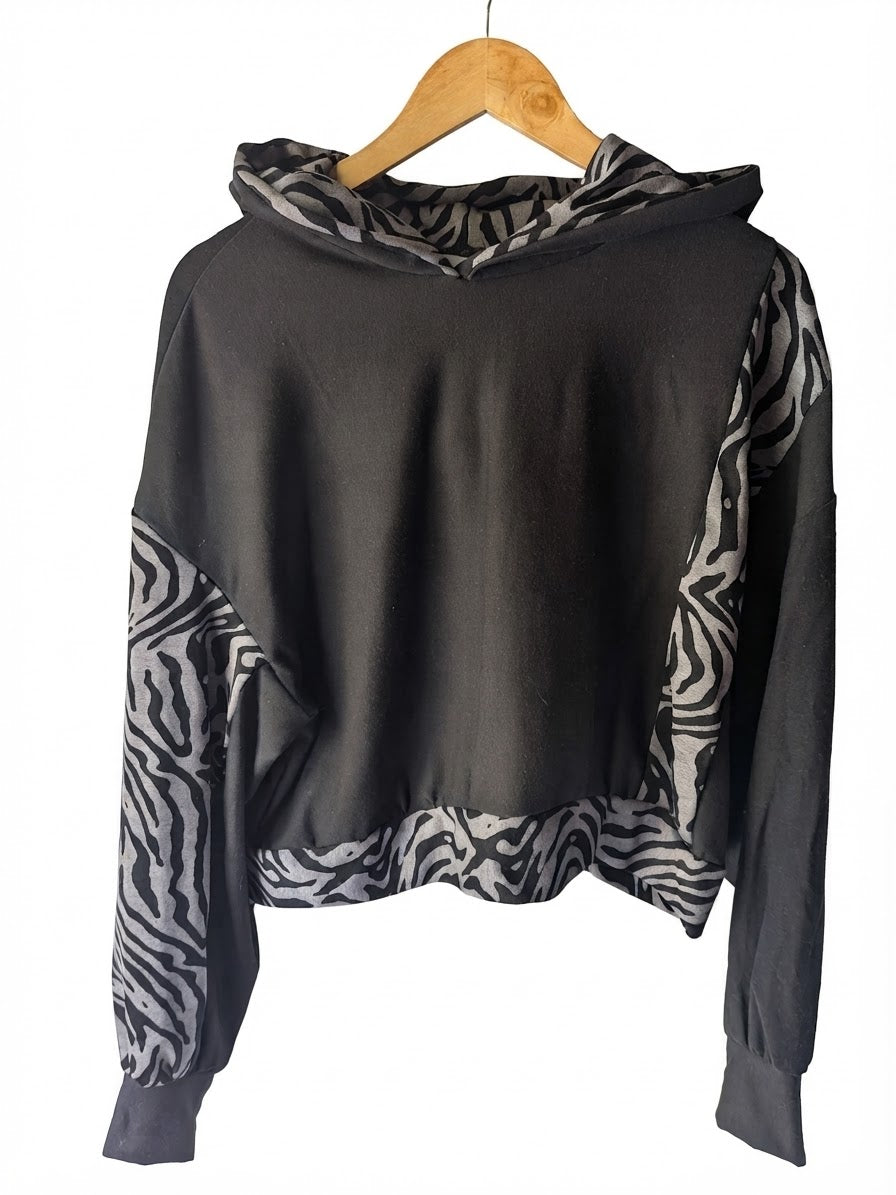 Van Tassel- Sweat zébré Court Femme