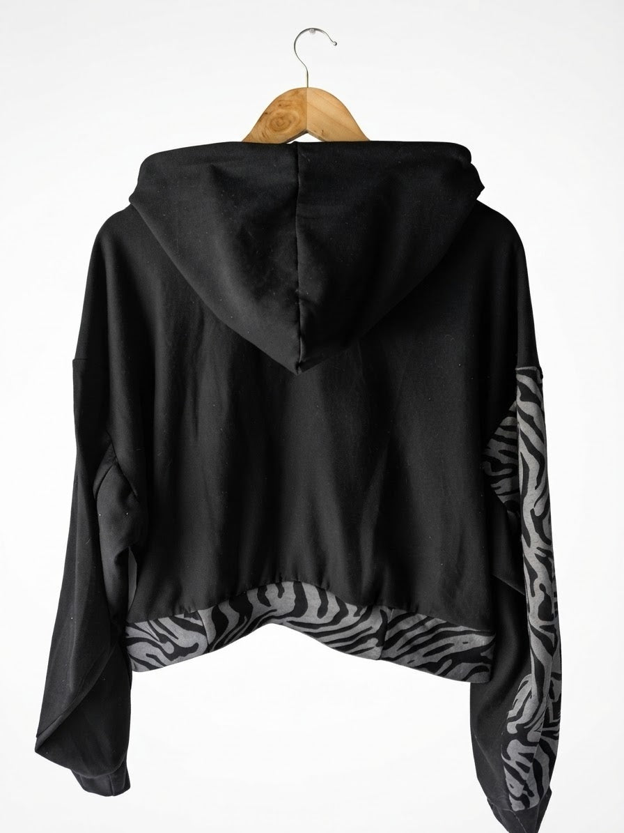 Van Tassel- Sweat zébré Court Femme